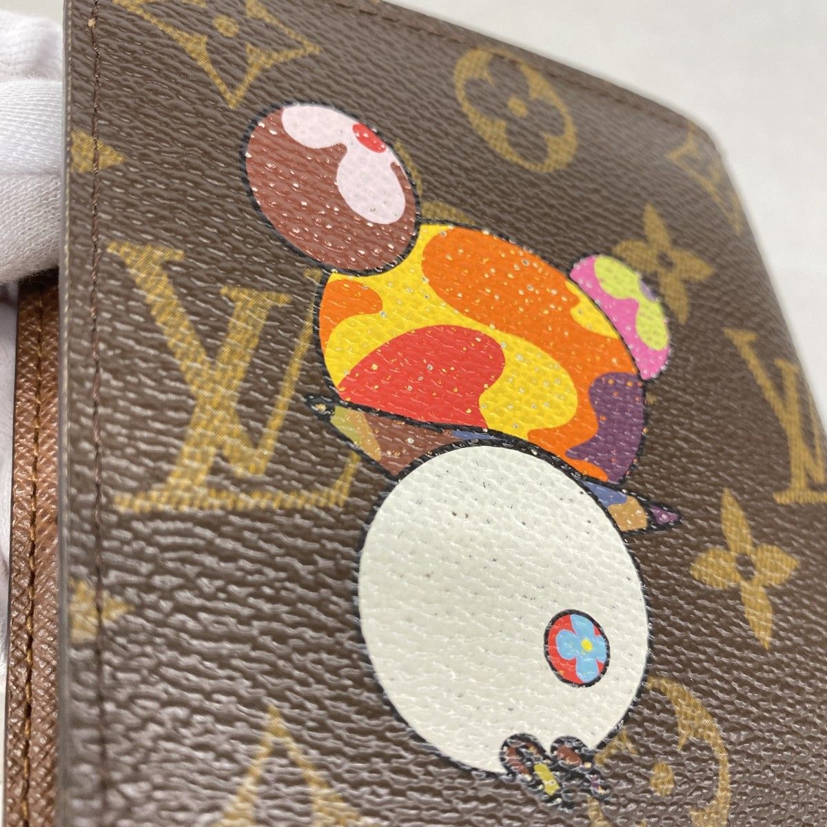 Louis Vuitton Wallet Monogram Panda Takashi Murakami Portobiert Cles Dimonet — view 5