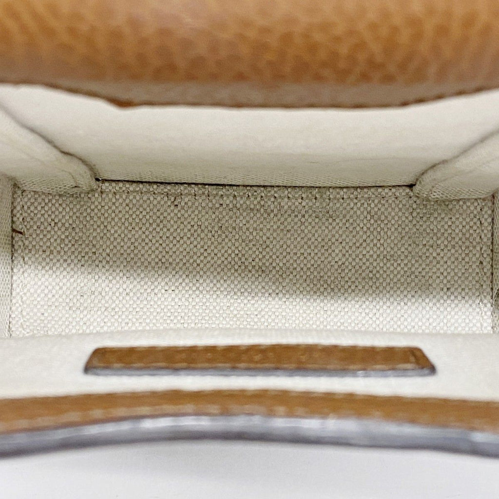 Gucci Shoulder Bag Horsebit Denim Blue Brown Gold — view 4