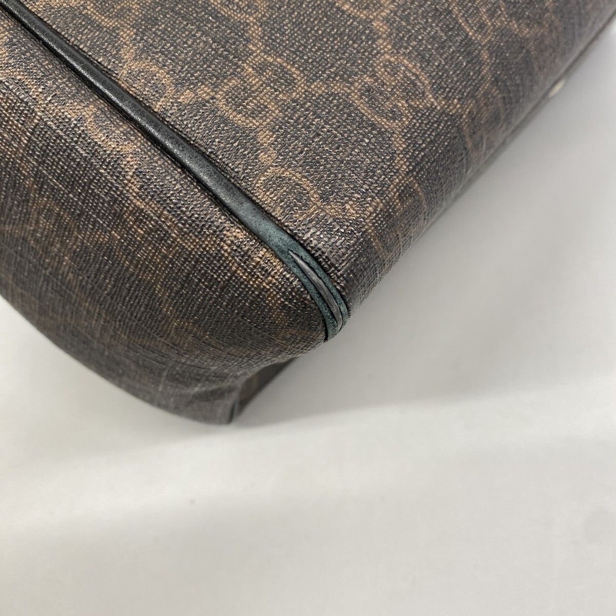 Gucci Tote GG Supreme Black Brown Gold — view 7