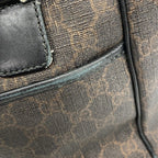Gucci Tote GG Supreme Black Brown Gold — view 8