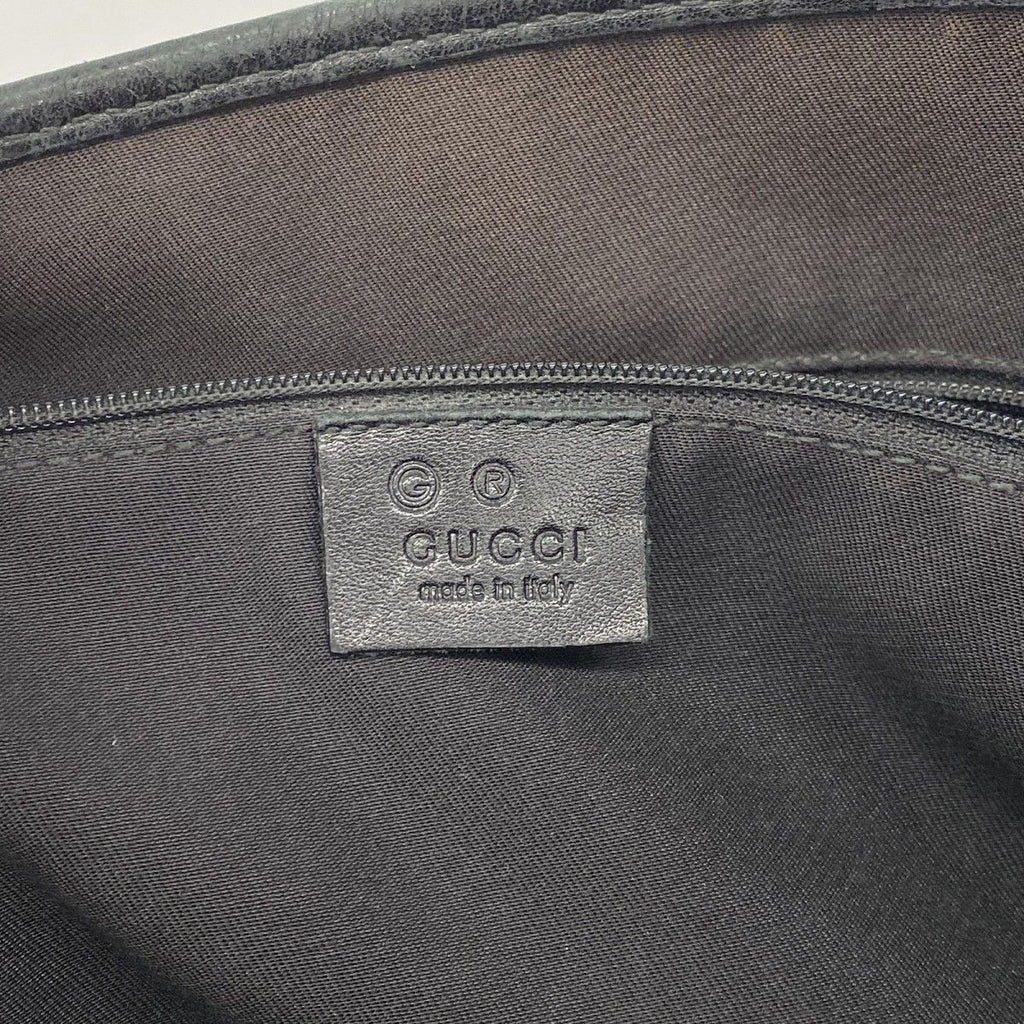 Gucci Tote GG Supreme Black Brown Gold — view 5