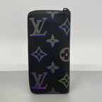 Louis Vuitton Wallet Monogram Spotlight Zippy Vertical Black Multicolor — view 6