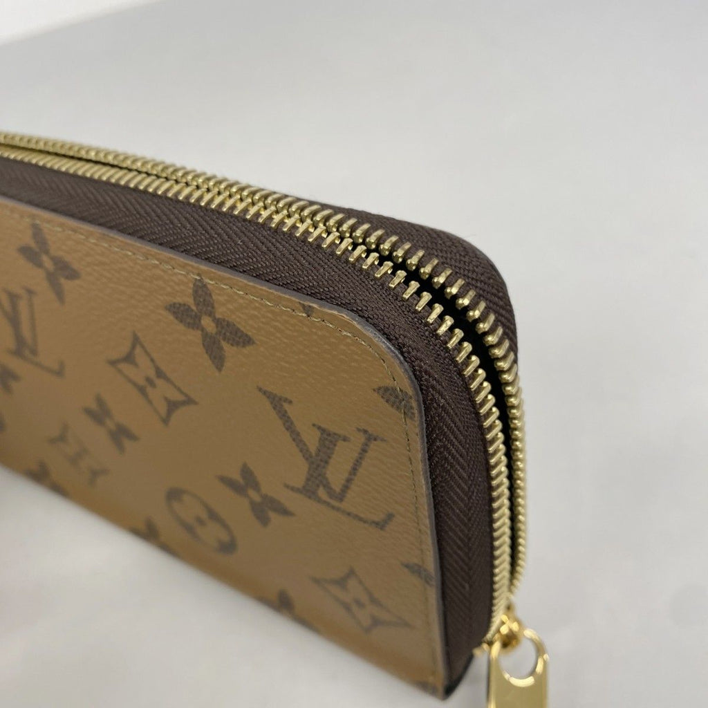 Louis Vuitton Wallet Monogram Reverse Zippy Brown — view 6
