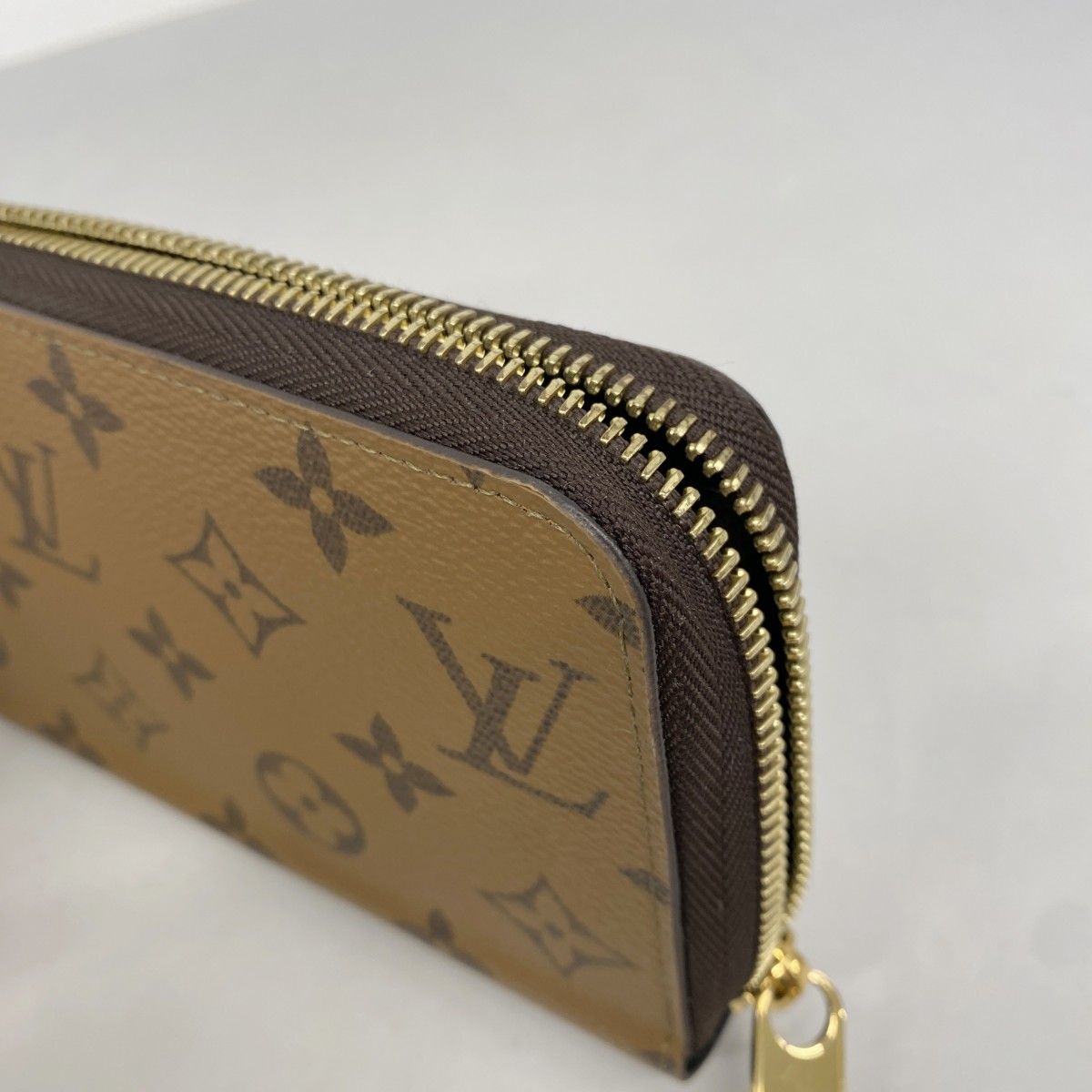 Louis Vuitton Wallet Monogram Reverse Zippy Brown — view 6