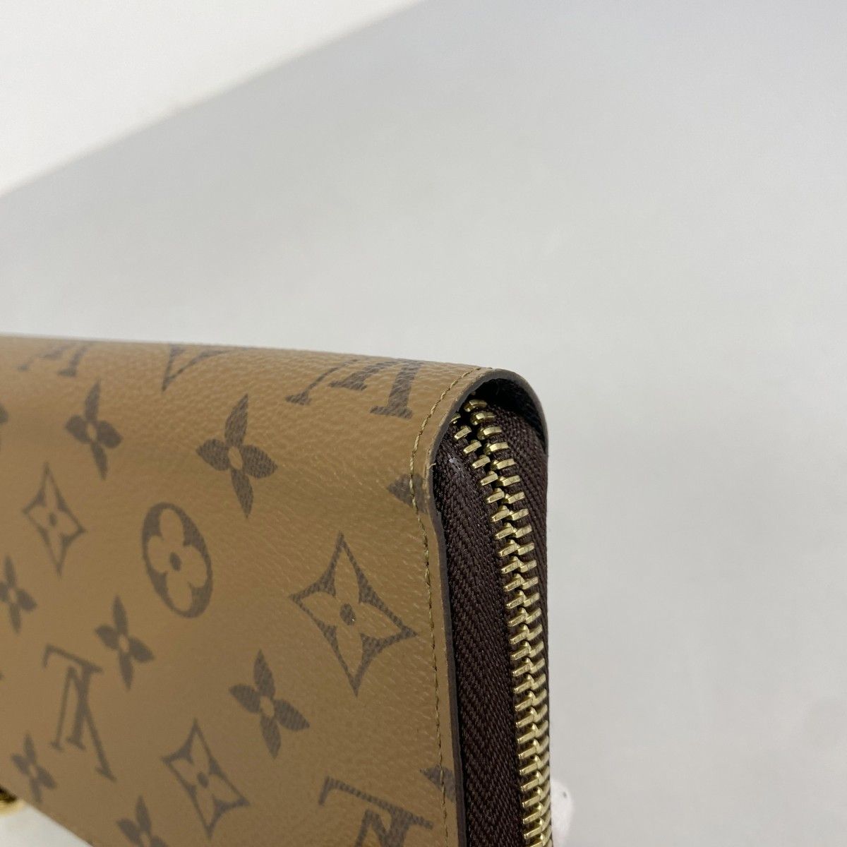 Louis Vuitton Wallet Monogram Reverse Zippy Brown — view 5