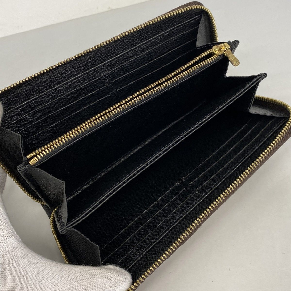 Louis Vuitton Wallet Monogram Reverse Zippy Brown — view 3