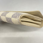 Louis Vuitton Wallet Damier Azur Portefeuille Sarah White — view 5