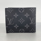 Louis Vuitton Wallet Monogram Eclipse Portefeuille Marco NM Black — view 7