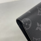 Louis Vuitton Wallet Monogram Eclipse Portefeuille Marco NM Black — view 6