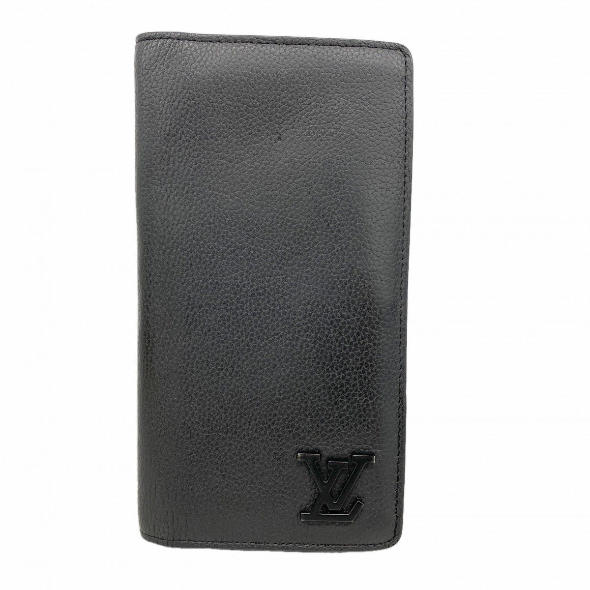 Louis Vuitton Wallet Aerogram Portefeuille Brazza NM Black