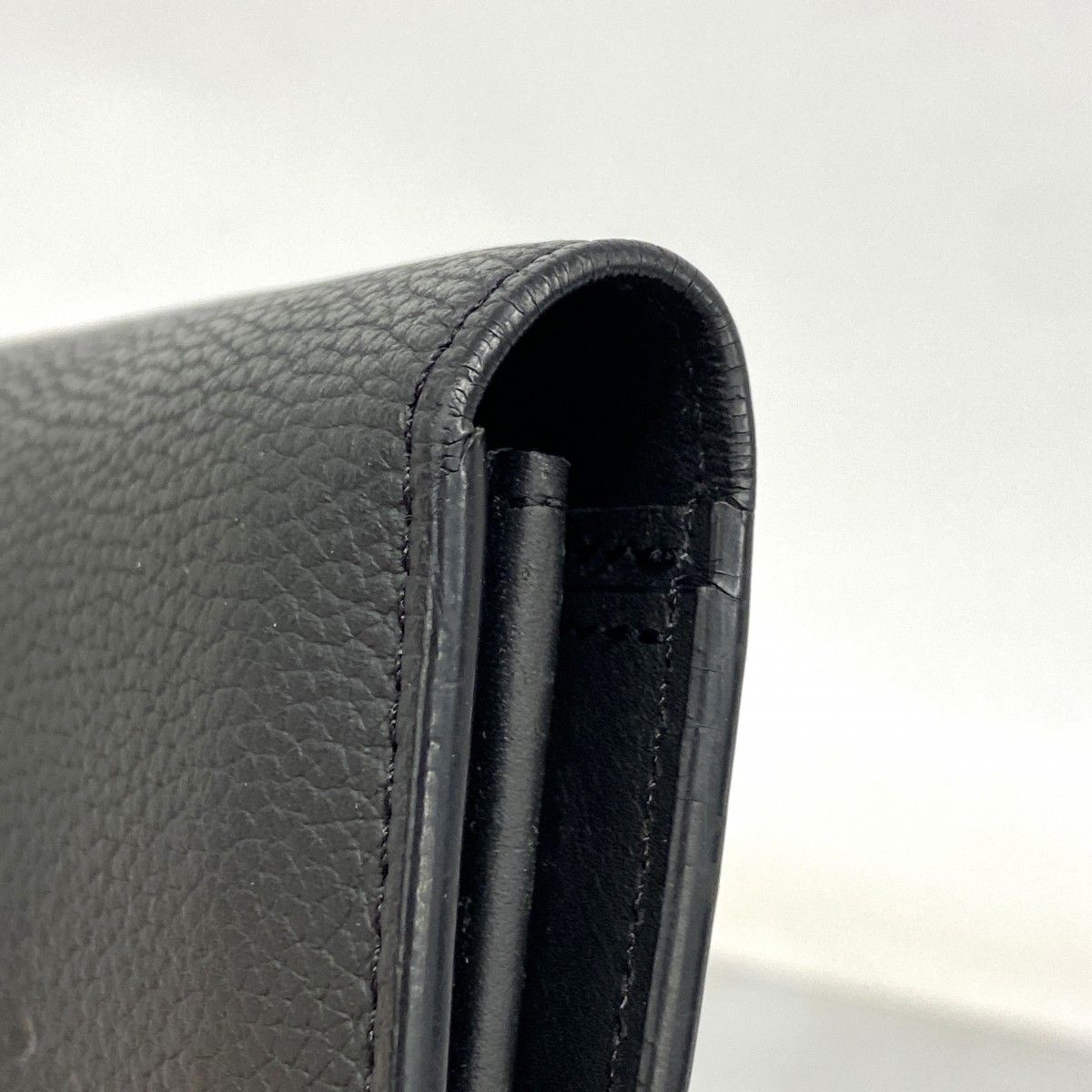 Louis Vuitton Wallet Aerogram Portefeuille Brazza NM Black — view 5