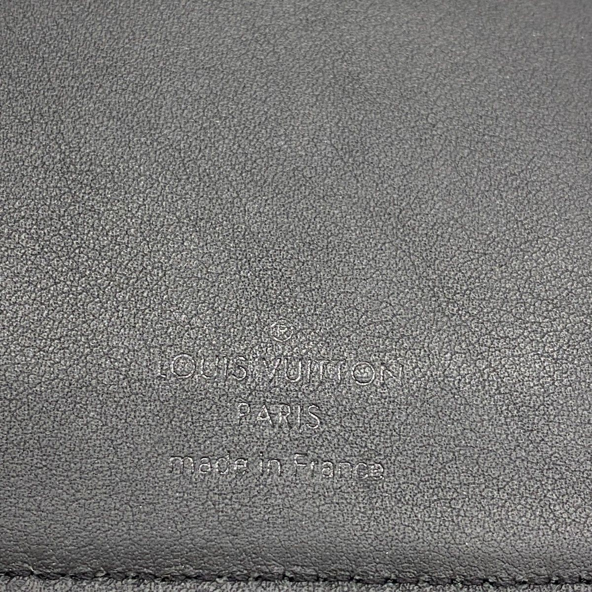 Louis Vuitton Wallet Aerogram Portefeuille Brazza NM Black — view 4