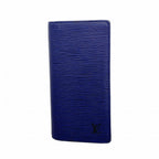 Louis Vuitton Wallet Monogram Eclipse Epi Portefeuille Brazza Navy