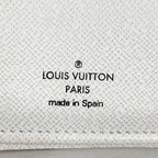 Louis Vuitton Wallet Monogram Eclipse Epi Portefeuille Brazza Navy — view 4