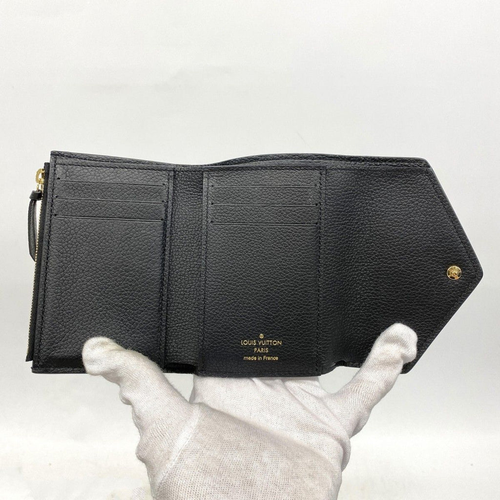 Louis Vuitton Trifold Wallet Monogram Empreinte Bicolor Portefeuille Victorine — view 3