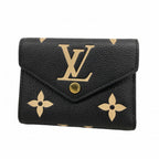 Louis Vuitton Trifold Wallet Monogram Empreinte Bicolor Portefeuille Victorine
