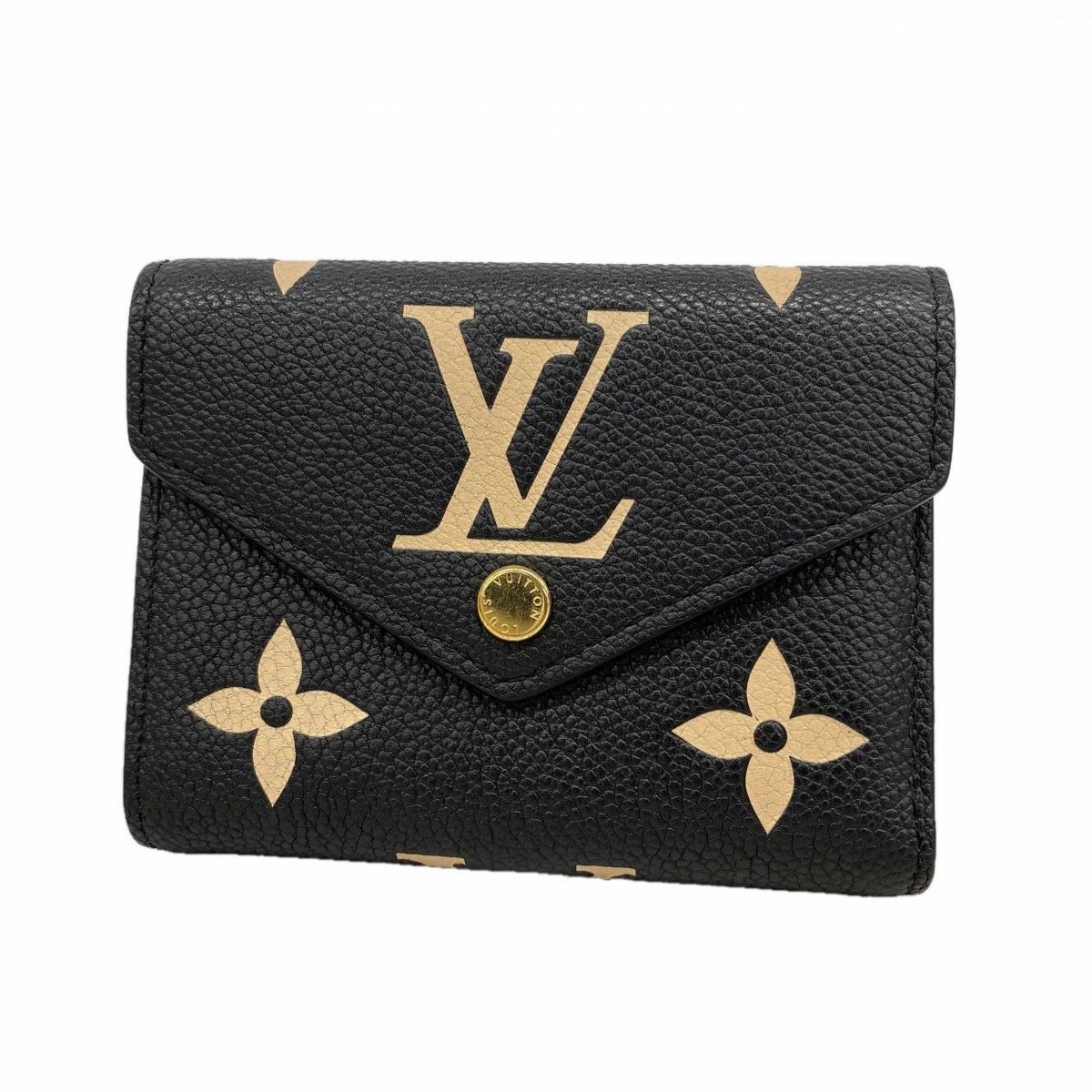 Louis Vuitton Trifold Wallet Monogram Empreinte Bicolor Portefeuille Victorine