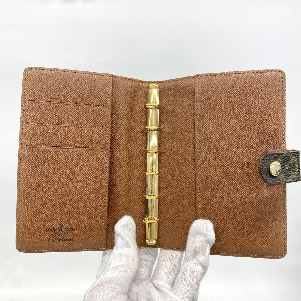 Louis Vuitton Notebook Cover Monogram Agenda PM Brown — view 3