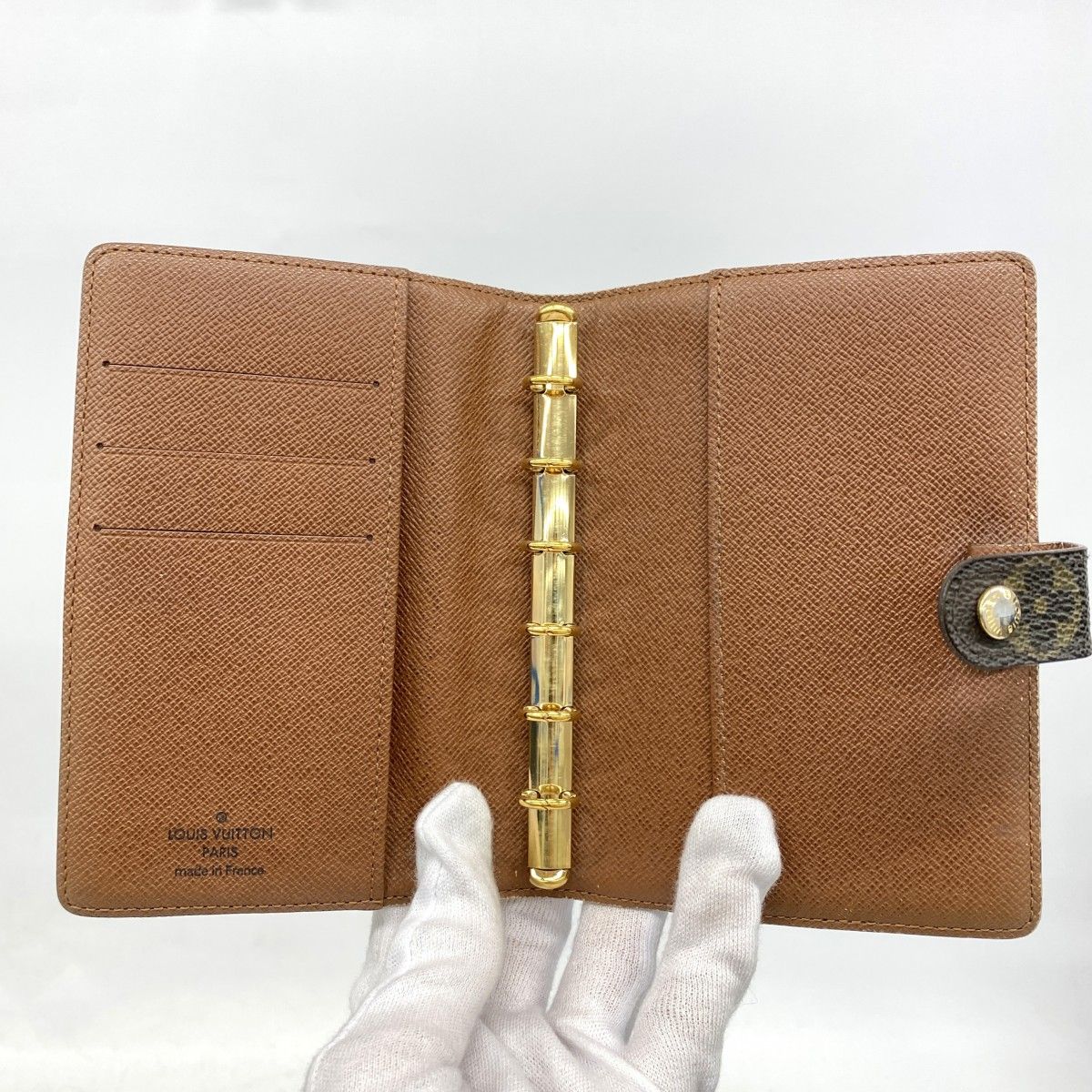 Louis Vuitton Notebook Cover Monogram Agenda PM Brown — view 3