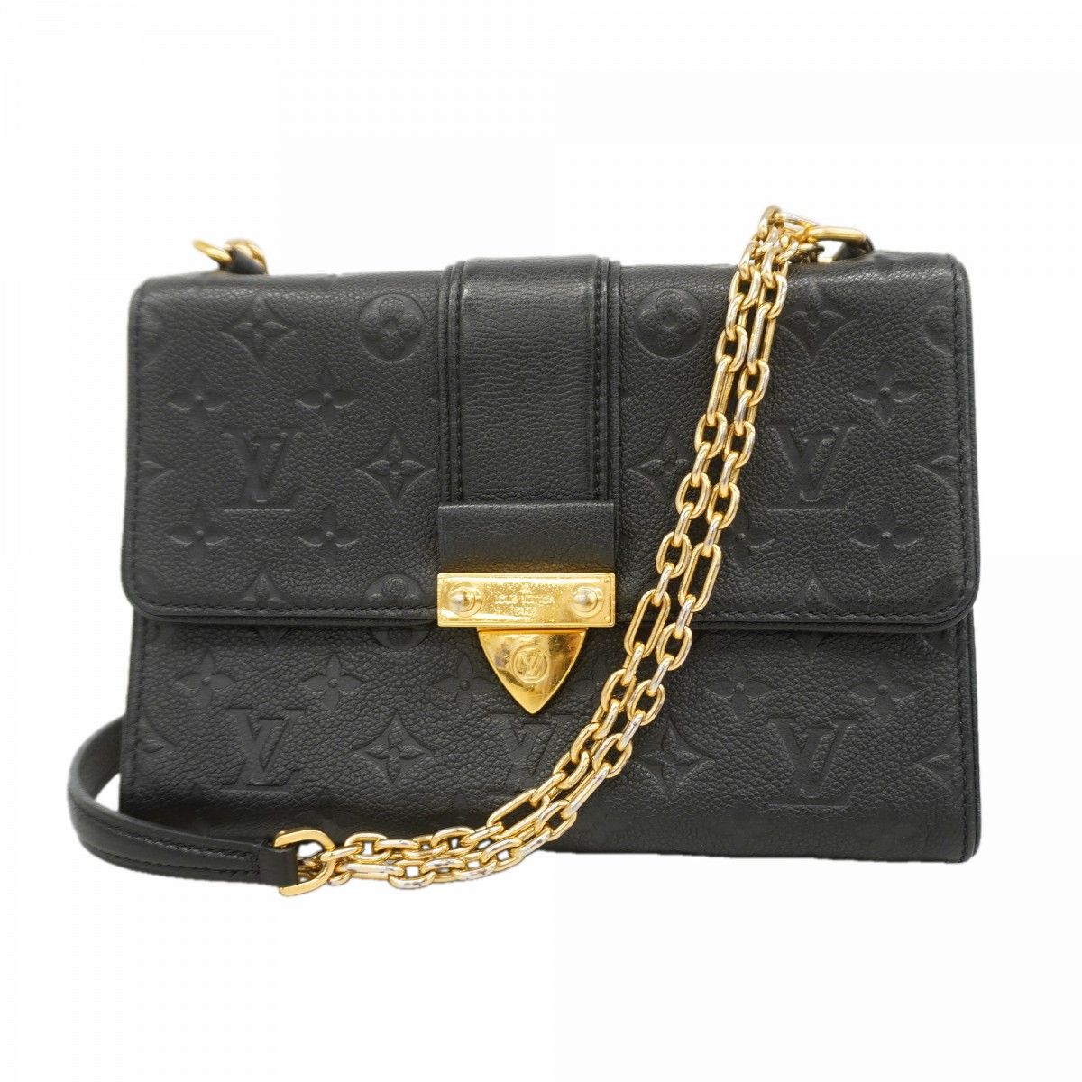 Louis Vuitton Shoulder Bag Monogram Empreinte Saint Sulpice PM Noir