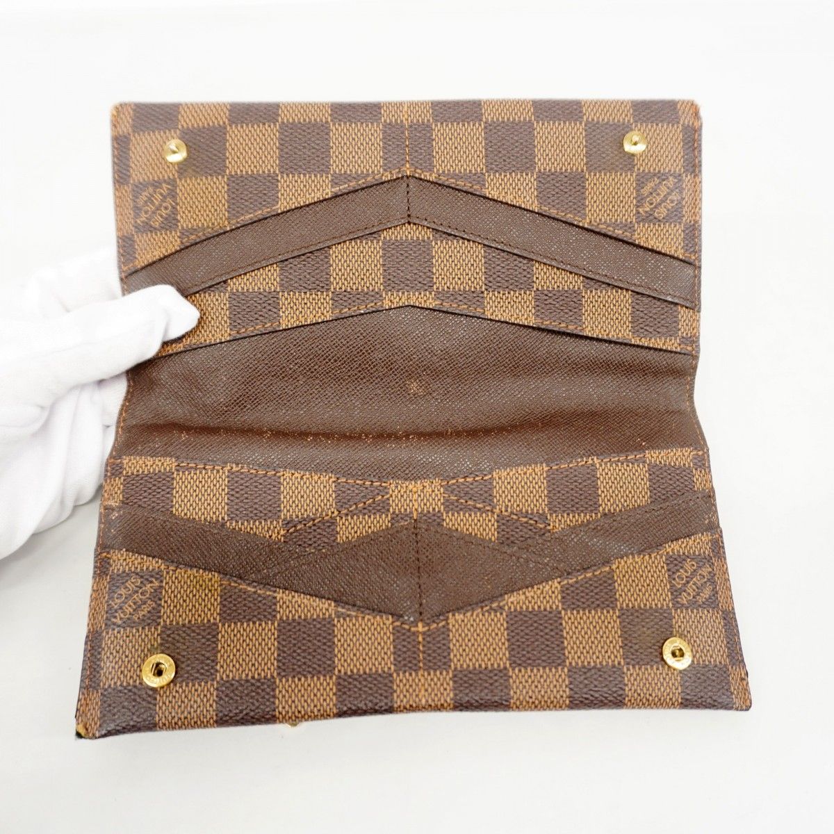 Louis Vuitton Wallet Damier Portefeuille Origami Long Ebene — view 3