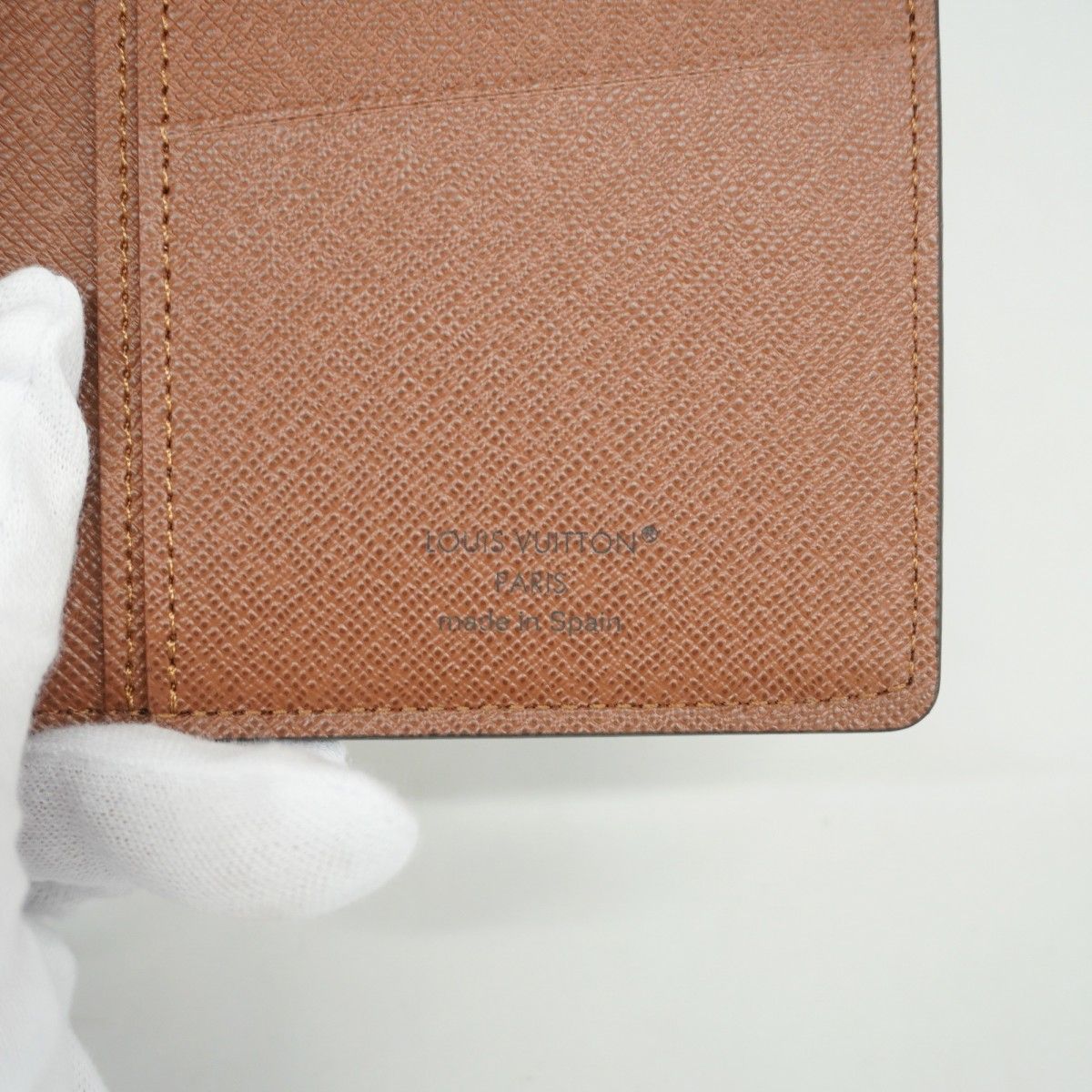 Louis Vuitton Wallet Monogram Portefeuille Brazza Brown — view 4