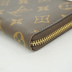 Louis Vuitton Wallet Monogram Portefeuille Clemence Brown Fuchsia — view 6