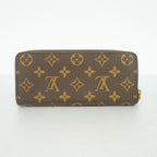 Louis Vuitton Wallet Monogram Portefeuille Clemence Brown Fuchsia — view 9