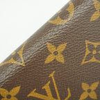 Louis Vuitton Wallet Monogram Portefeuille Clemence Brown Fuchsia — view 8