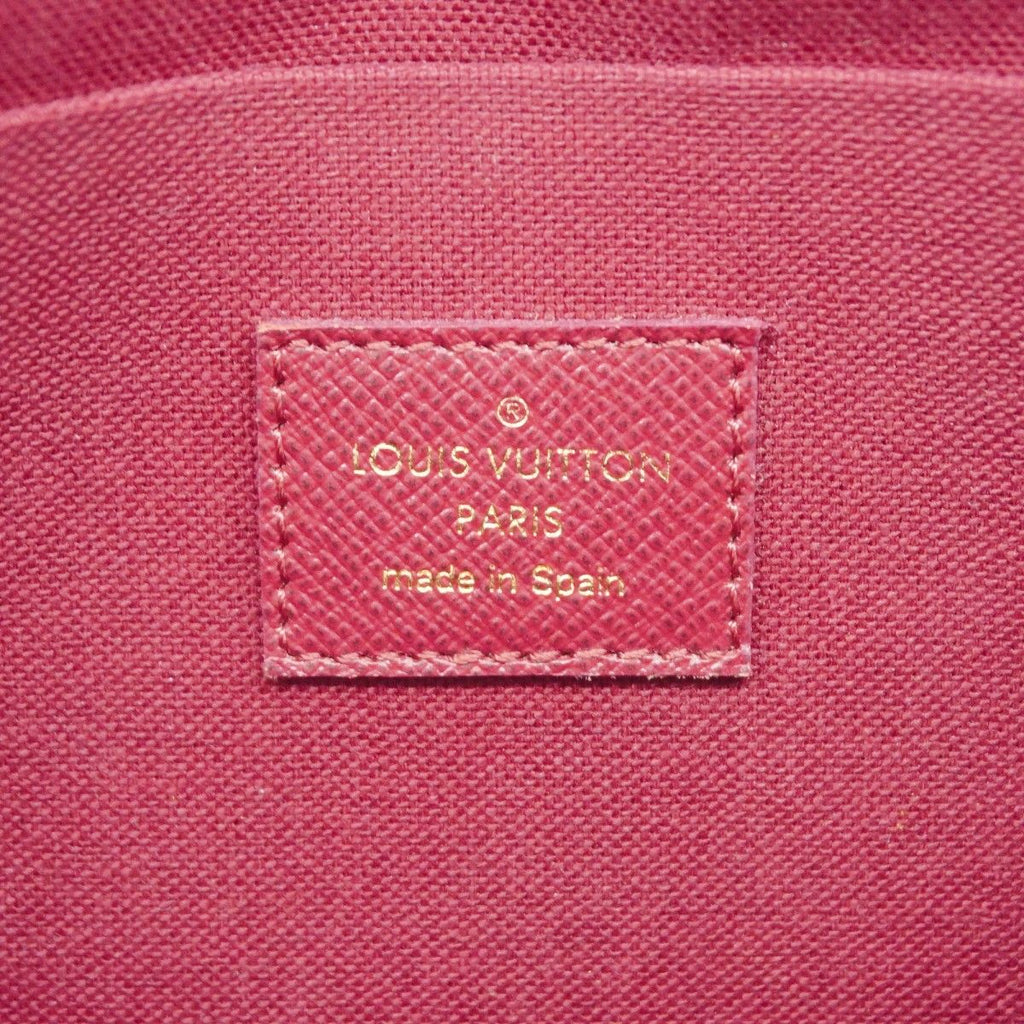 Louis Vuitton Shoulder Wallet Monogram Pochette Felicity Brown Fuchsia — view 5