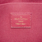 Louis Vuitton Shoulder Wallet Monogram Pochette Felicity Brown Fuchsia — view 5