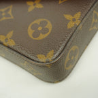 Louis Vuitton Shoulder Wallet Monogram Pochette Felicity Brown Fuchsia — view 7
