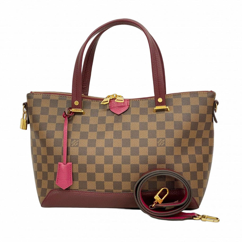 Louis Vuitton Handbag Damier Hyde Park Ebene Fuchsia 2-Way