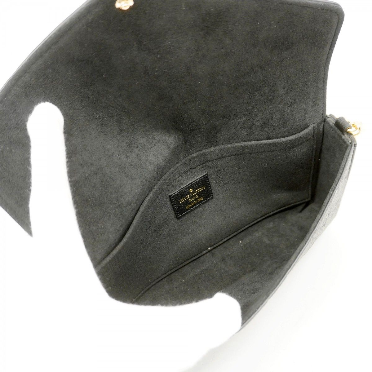 Louis Vuitton Shoulder Wallet Monogram Empreinte Pochette Felicity Noir — view 4