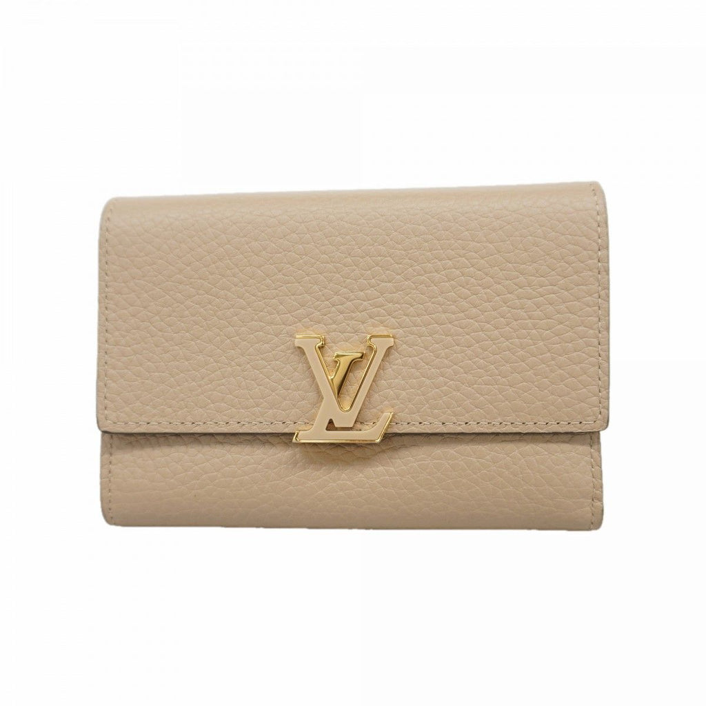 Louis Vuitton Trifold Wallet Portefeuille Capucines Compact Galle