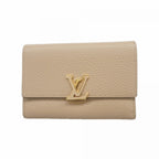 Louis Vuitton Trifold Wallet Portefeuille Capucines Compact Galle