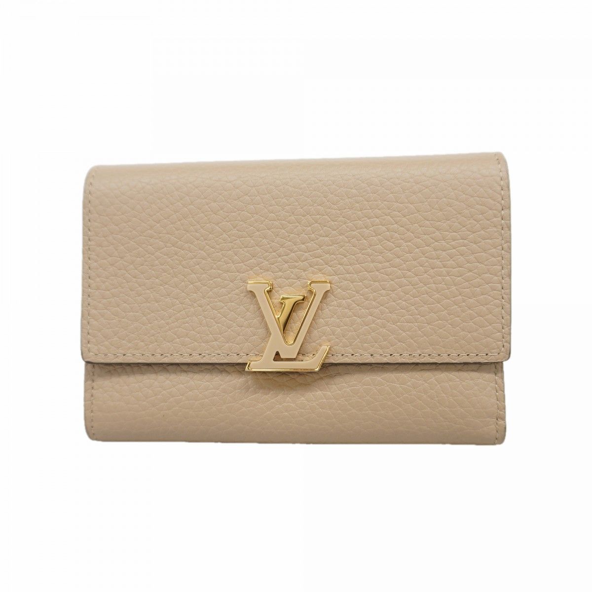 Louis Vuitton Trifold Wallet Portefeuille Capucines Compact Galle