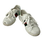 Gucci Sneakers 5.5 Ace White Green Multi Leather — view 2