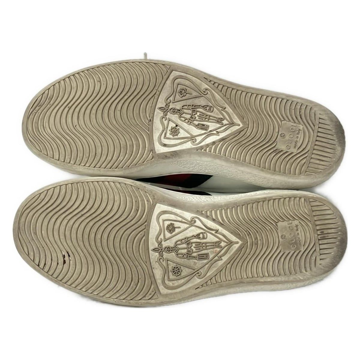 Gucci Sneakers 5.5 Ace White Green Multi Leather — view 4