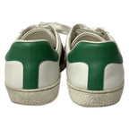 Gucci Sneakers 5.5 Ace White Green Multi Leather — view 3