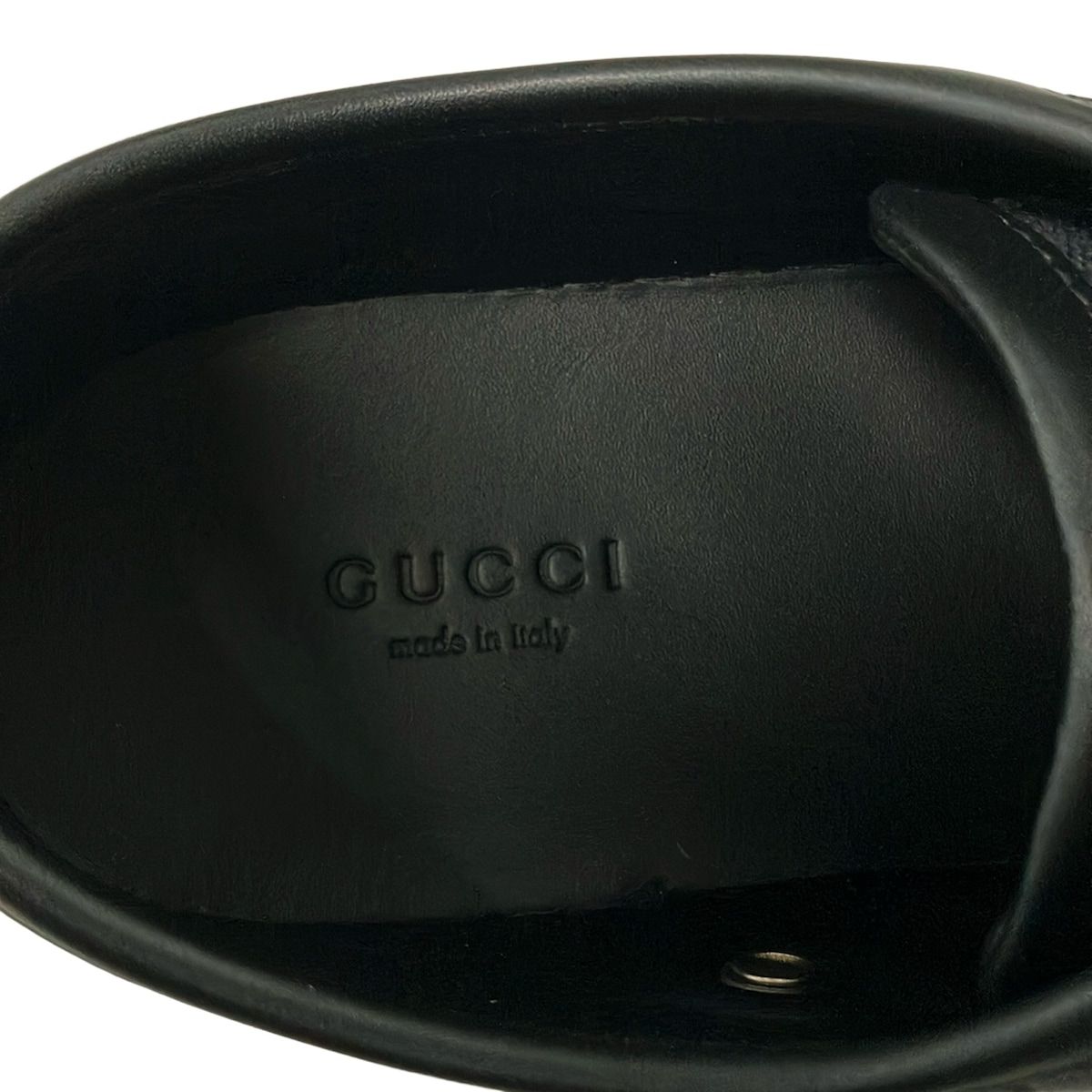 Gucci Sneakers 37 Black GG Pattern Leather — view 5