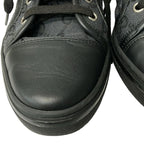 Gucci Sneakers 37 Black GG Pattern Leather — view 8