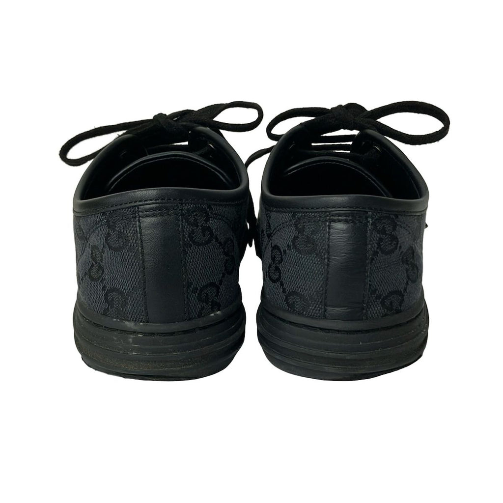 Gucci Sneakers 37 Black GG Pattern Leather — view 3