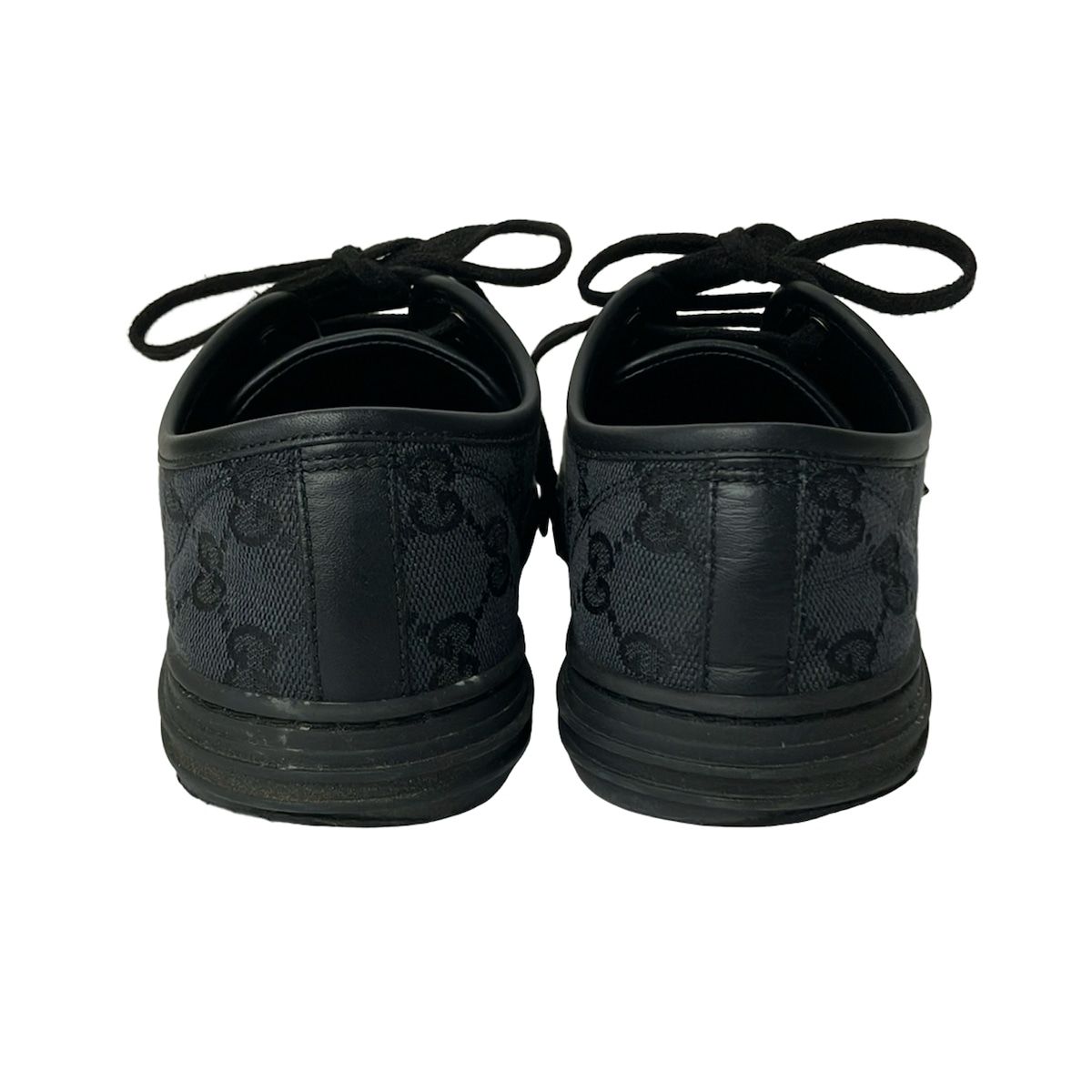 Gucci Sneakers 37 Black GG Pattern Leather — view 3