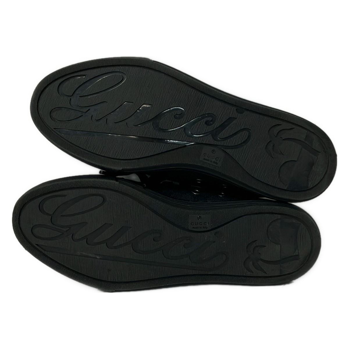 Gucci Sneakers 37 Black GG Pattern Leather — view 4