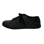 Gucci Sneakers 37 Black GG Pattern Leather