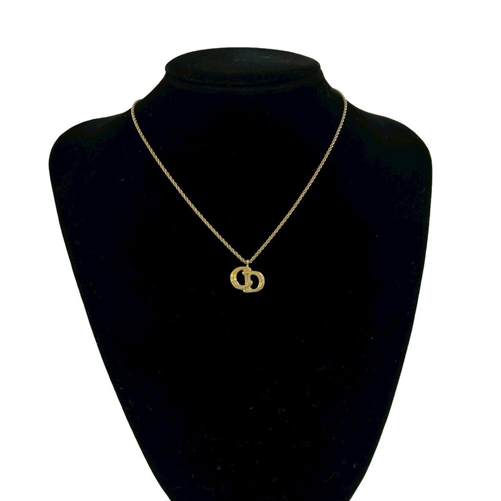 Dior Vintage CD Logo Pendant Gold — view 2
