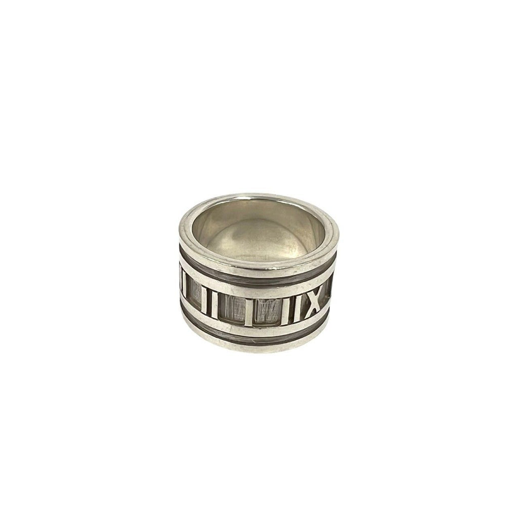 Tiffany & Co Vintage Atlas Ring 925 Sterling Silver
