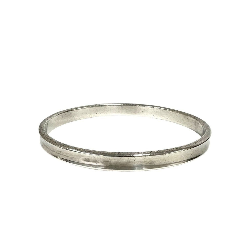 Tiffany & Co Vintage Narrow Bangle 925 Sterling Silver Bracelet — view 4