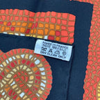 Hermes Carre 90 Under the Himalayan Cedar Sous le Cedre Silk Scarf Brown — view 7